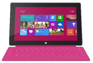 The all new Microsoft Surface Tablet with Windows RT